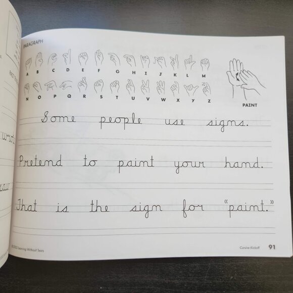 NEW Handwriting Without Tears Cursive Kickoff Student Workbook Writing English - Picture 4 of 16